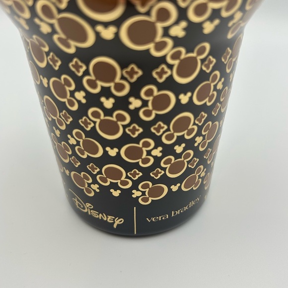 *New* Vera Bradley Disney Mickey Mouse Icon Tumbler W/ Gold/Brown Background - Picture 7 of 13